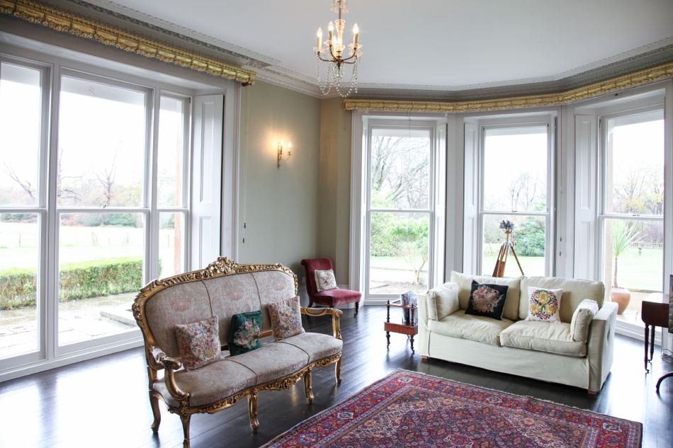 10291, CH-7546, H22303, Brambling, South East, Kent, Country houses, Georgian houses, Sitting Rooms, Houses - Country, Houses - Manors & Mansions, Manor Houses & Country Estates