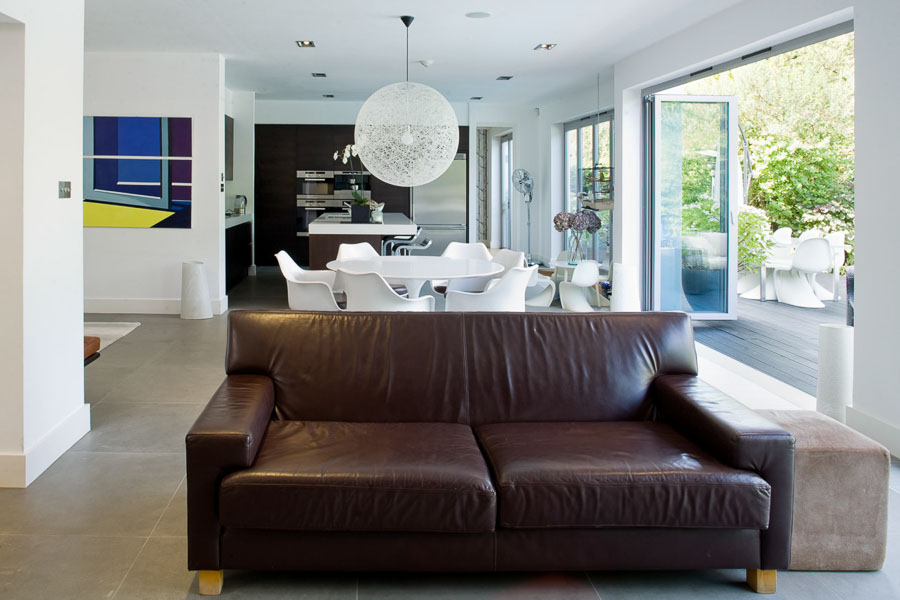 contemporary rear extensions, open-plan, open plan