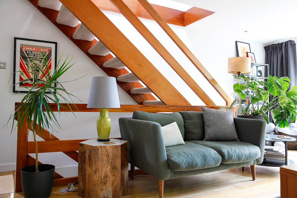 RES-7976, 11389, Coriander, South East, Kent, South East London, Bromley, Houses, Houses - Classic 30's to 70's, Sitting Rooms, Staircases, stairs, stairs & stairwells, 1960's & 70's, Mid Century, Mid-Century, Retro, Film Location Website