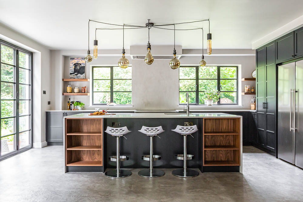 RES-9312, 12574, Merton, South West London, Houses, Houses- Suburban, Suburban Houses, Kitchens, Kitchen Islands, Kitchens - Family, Kitchens - Super Modern, Crittall Windows, Houses - Lifestyle & Stylish, Lifestyle