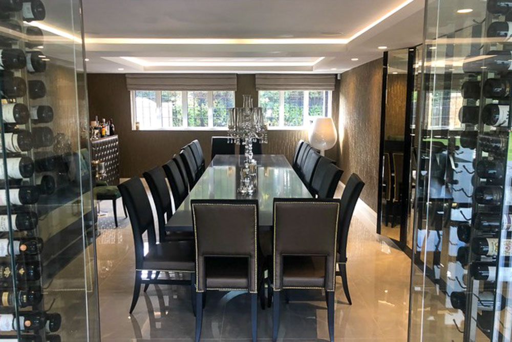 RES-9654, 12853, Hepburn, North West London, Eastern England, Hertfordshire, Houses, Houses - Suburban, Suburban Houses, Footballers Wives, Footballer's Wives, Wine Cellar, Wine Cellars