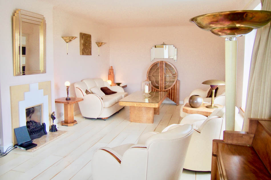 RES-1144, 11469, H21582, South East London, Lewisham, Houses, Houses - Art Deco & Modernist, Art Deco, Sitting Rooms - Retro