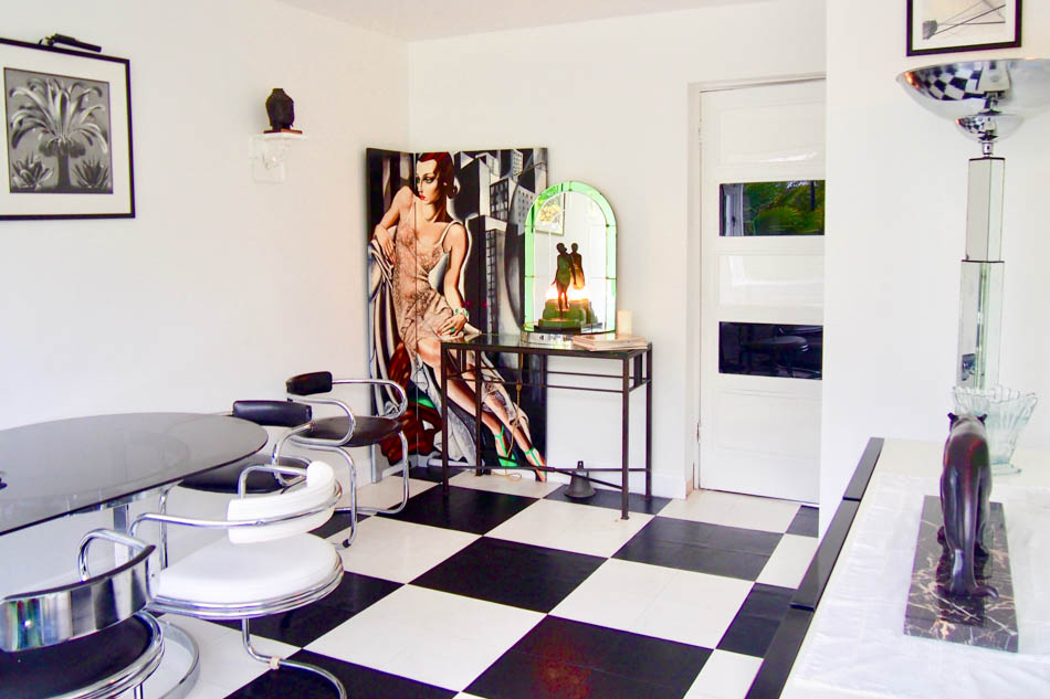RES-1144, 11469, H21582, South East London, Lewisham, Houses, Houses - Art Deco & Modernist, Art Deco, Sitting Rooms - Retro, black & white